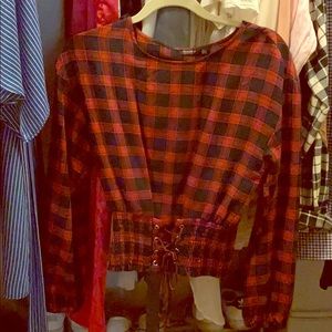 Plaid Top